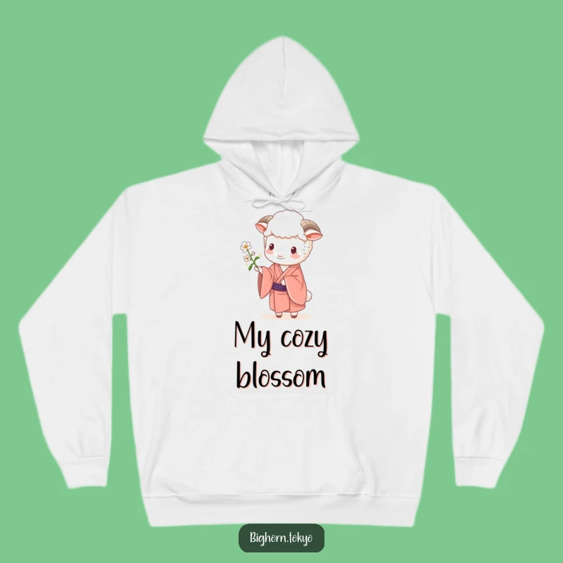 Cozy Funny Sheep Kimono Blossom Hoodie: Warmth, Comfort, and Funny Gift