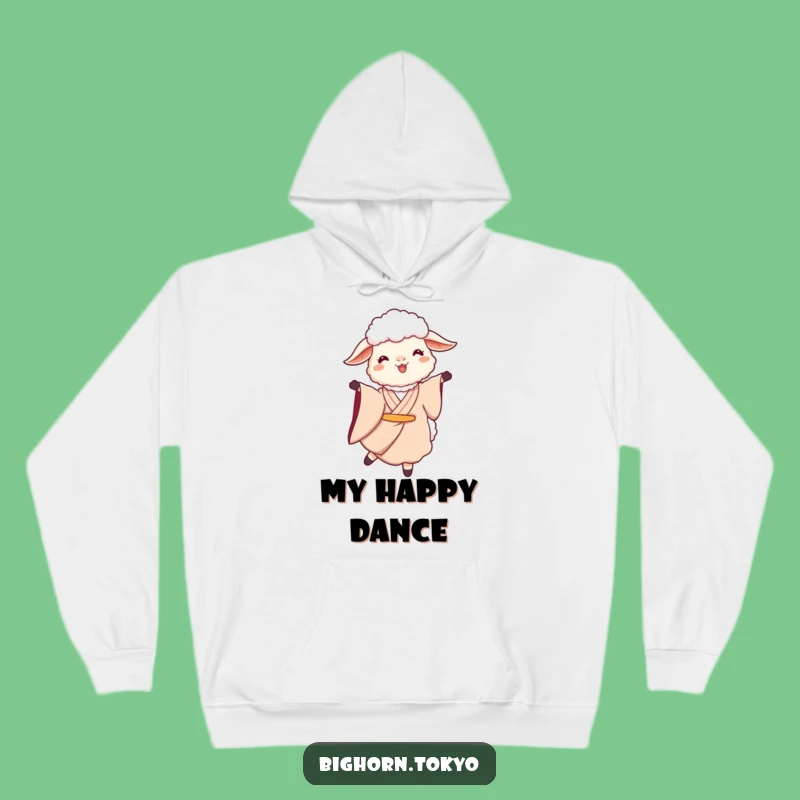 Cozy Funny Sheep Kimono Twirl Hoodie: Warmth and Elegant Humor Gift